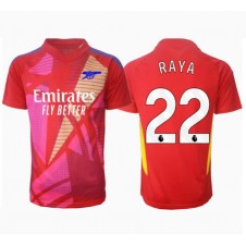 Arsenal David Raya #22 Målvakt Bortatröja 2024-25 Korta ärmar
